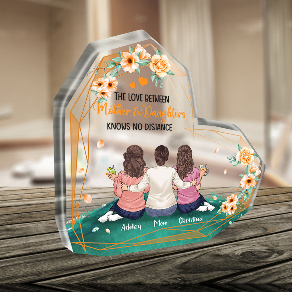 Mother And Daughter - Personalized Mother's Day Mother Custom Shaped Acrylic Plaque