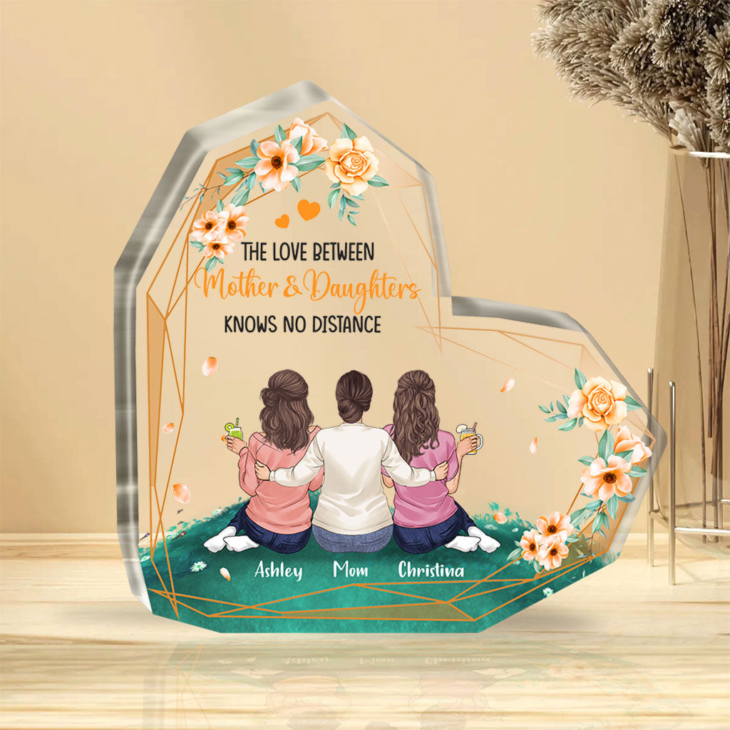 Mother And Daughter - Personalized Mother's Day Mother Custom Shaped Acrylic Plaque