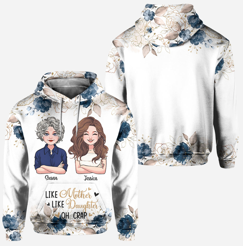 Mother And Daughter - Personalized Mother's Day Mother Hoodie and Leggings
