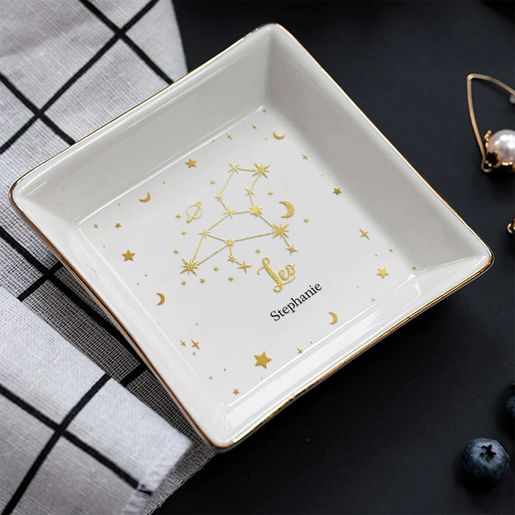 Shine Like A Star - Personalized Horoscope Jewelry Dish