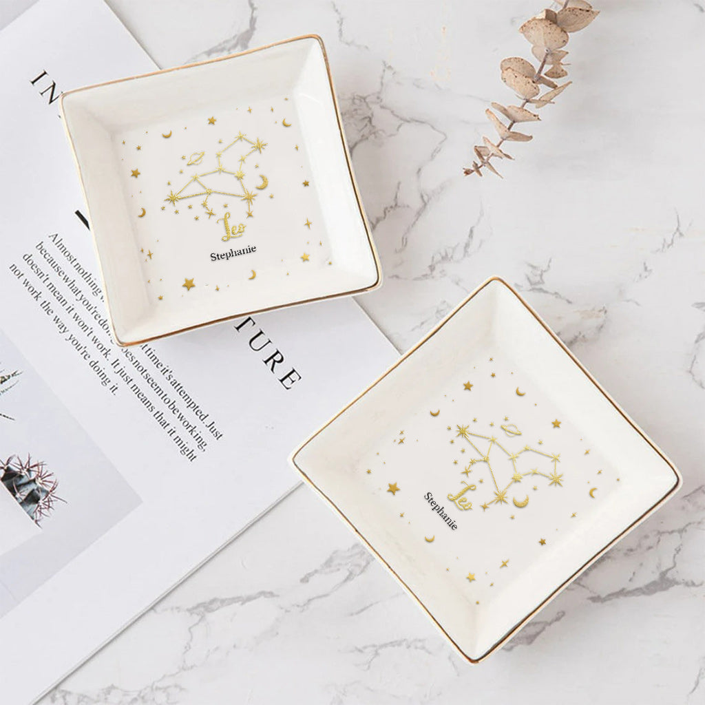 Shine Like A Star - Personalized Horoscope Jewelry Dish