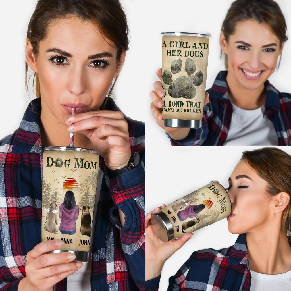 Dog Mom - Personalized Dog Tumbler