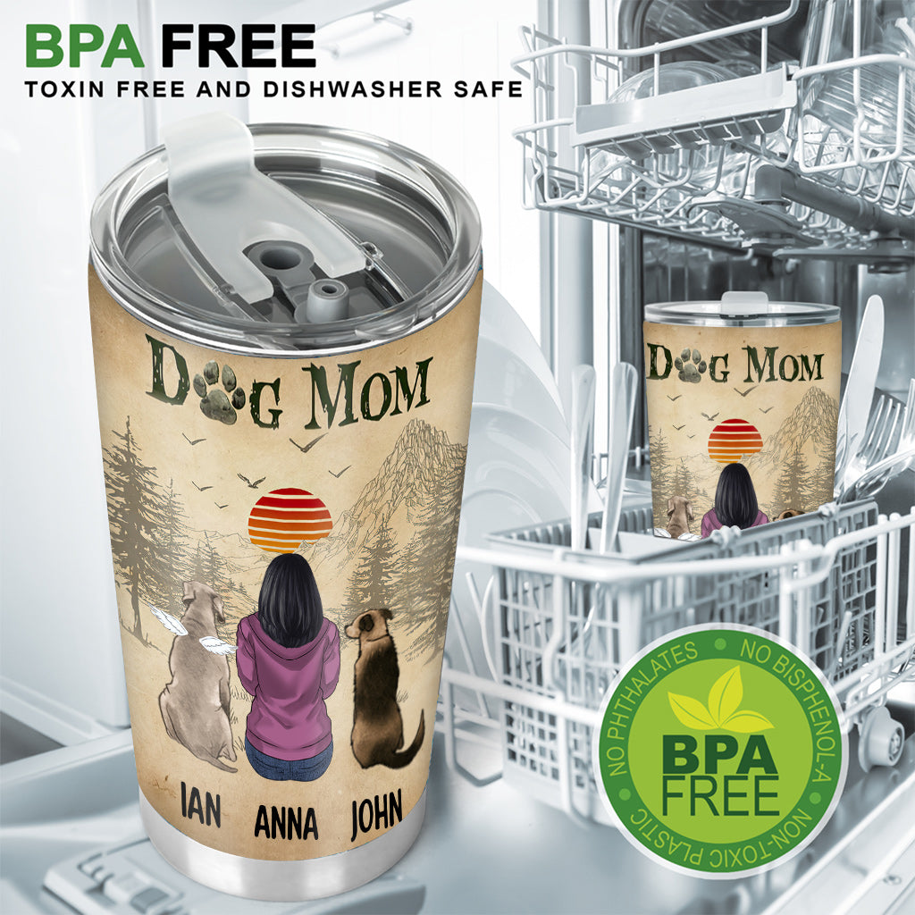 Dog Mom - Personalized Dog Tumbler
