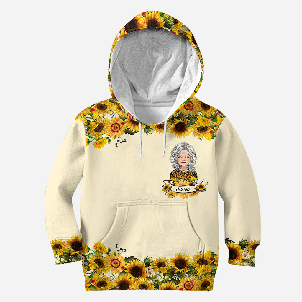 Travel Set - Personalized Mother's Day Grandma Hoodie and Leggings