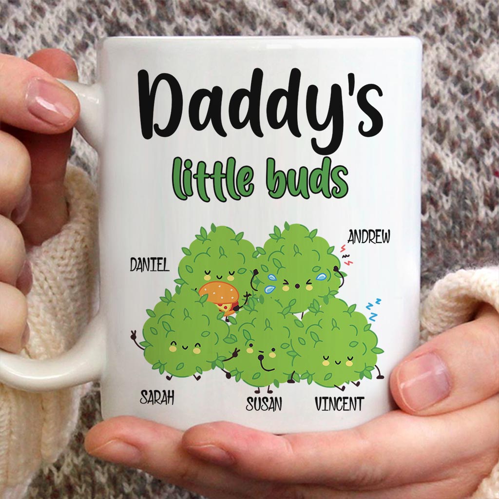 Daddy's Little Buds - Personalized Weed Mug