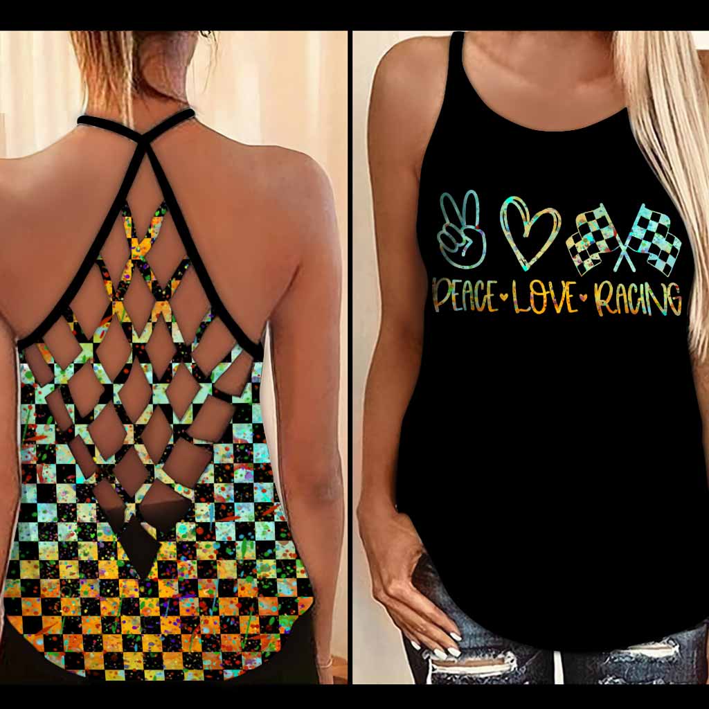 Racing Girl Cross Tank Top