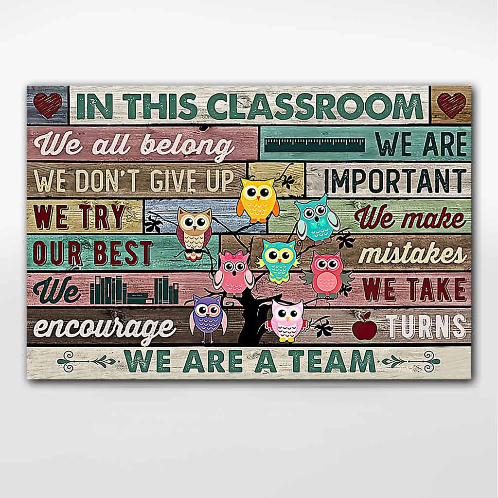 In This Classroom - Teacher Poster