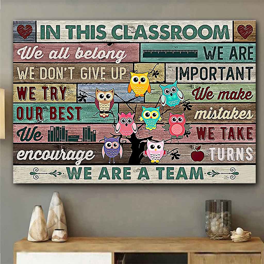In This Classroom - Teacher Poster