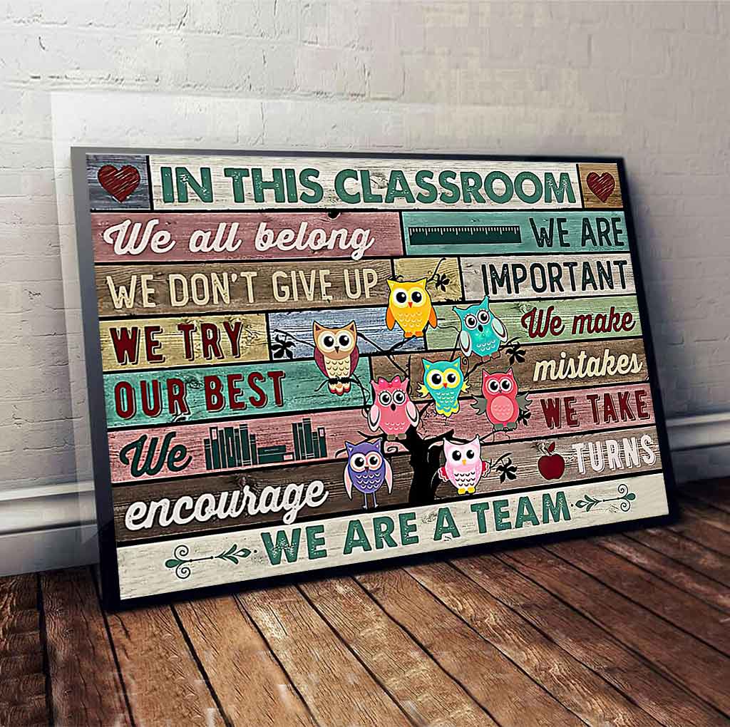 In This Classroom - Teacher Poster