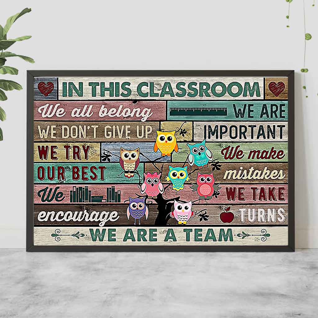 In This Classroom - Teacher Poster