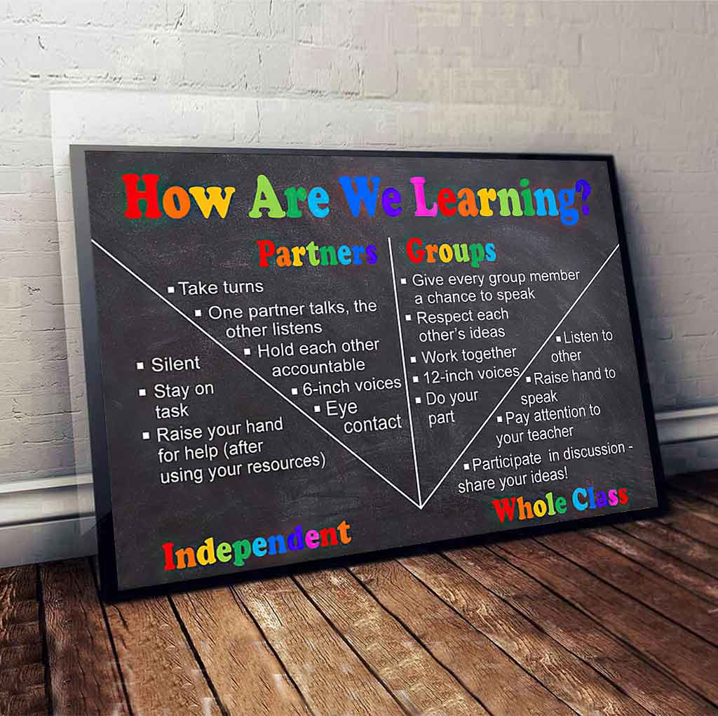 How Are We Learning - Teacher Poster