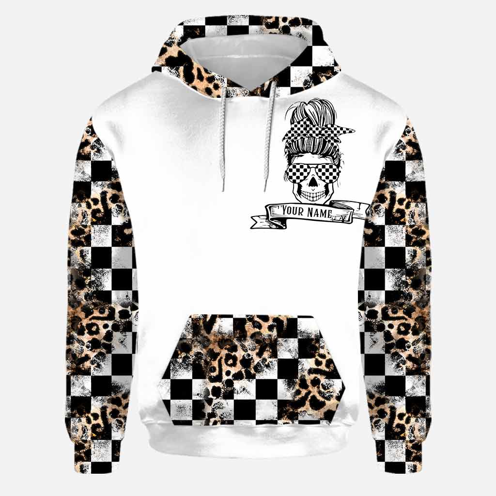 Just A Girl Who Loves Racing - Personalized Hoodie and Leggings