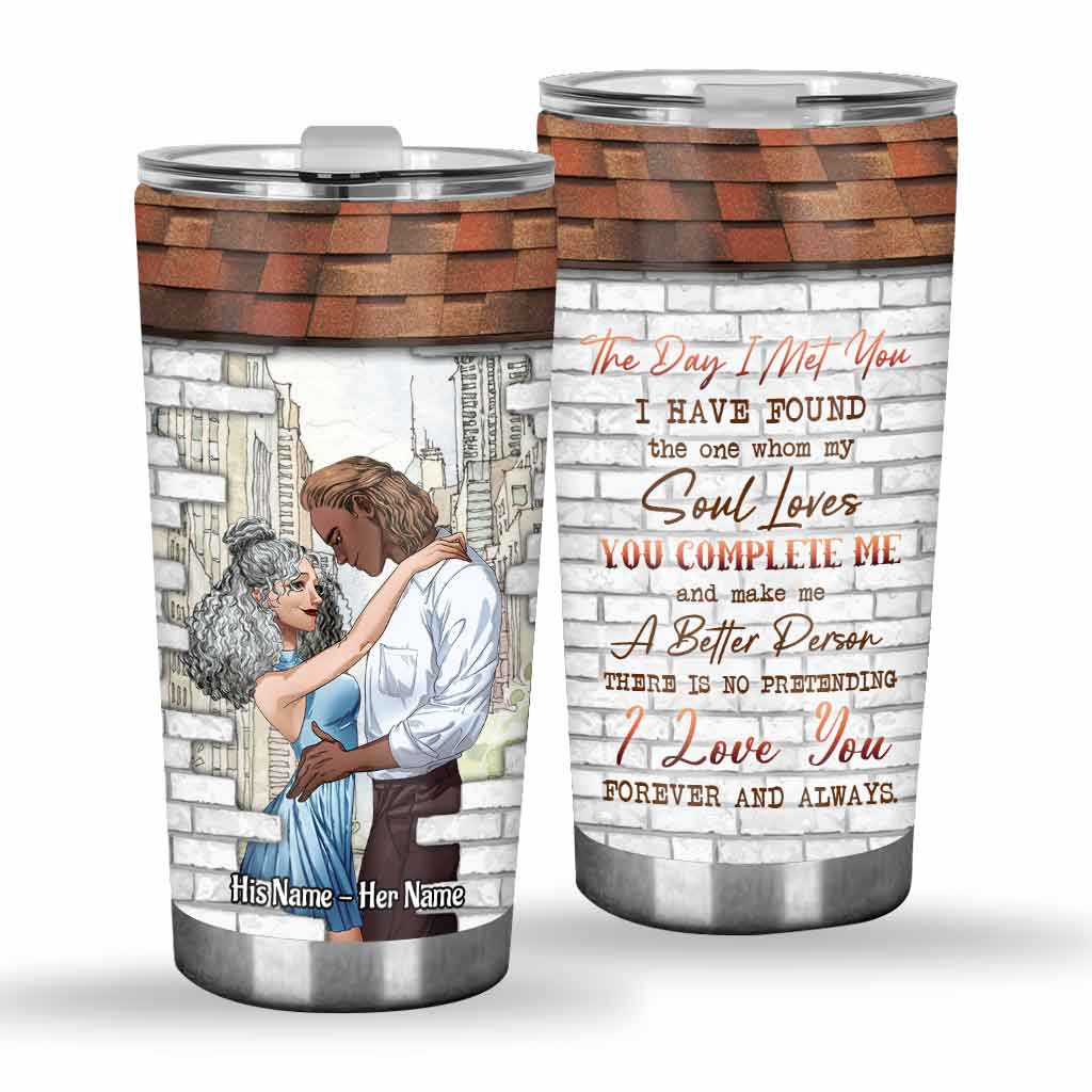 When We Get To The End - Personalized Couple Tumbler