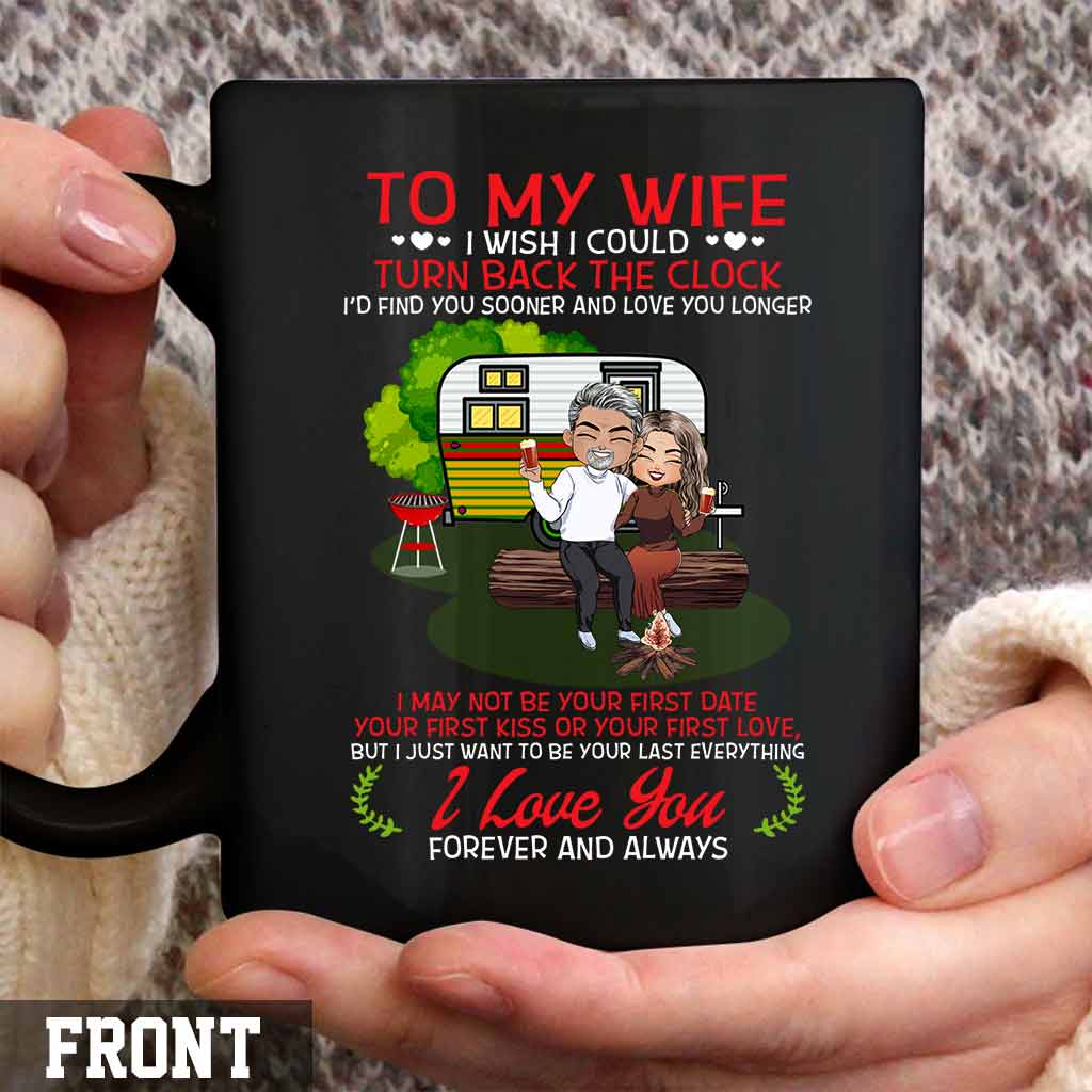 I Wish I Could Turn Back The Clock - Personalized Camping Mug