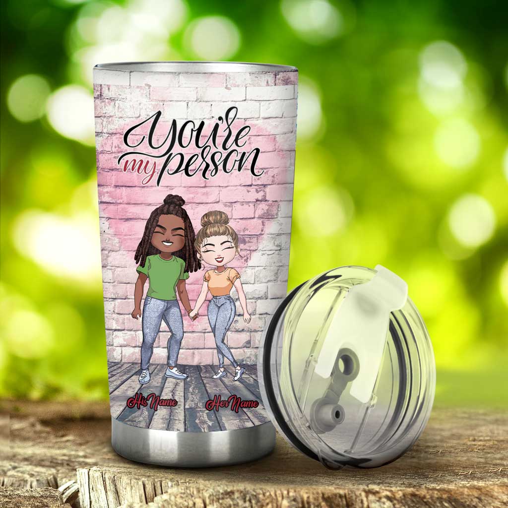 Until We Get The End Of Our Lives - Personalized Couple Tumbler