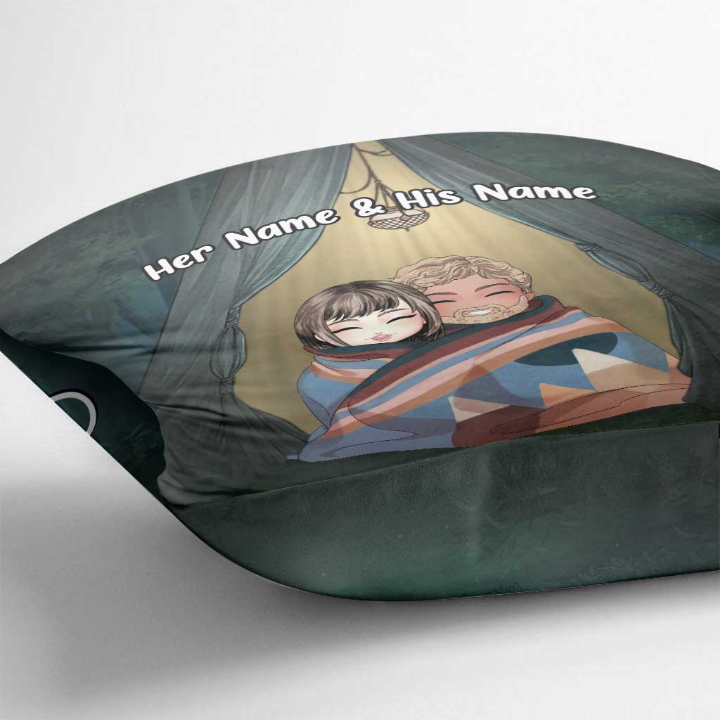 You And Me We Got This Camping Couple - Personalized Camping Throw Pillow