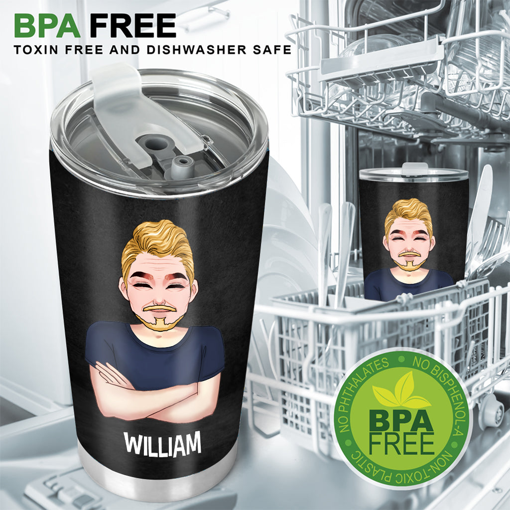 This Is What An Awesome Daddy Looks Like - Personalized Father Tumbler