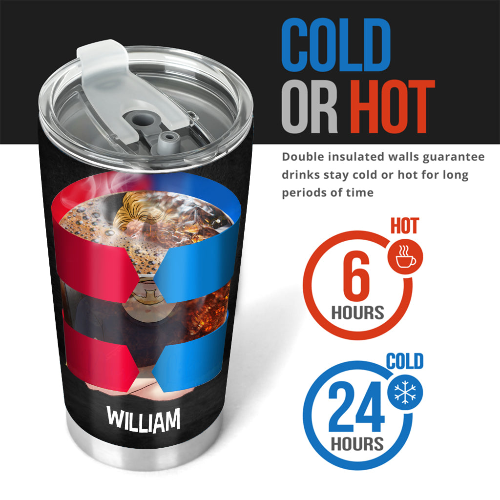 This Is What An Awesome Daddy Looks Like - Personalized Father Tumbler