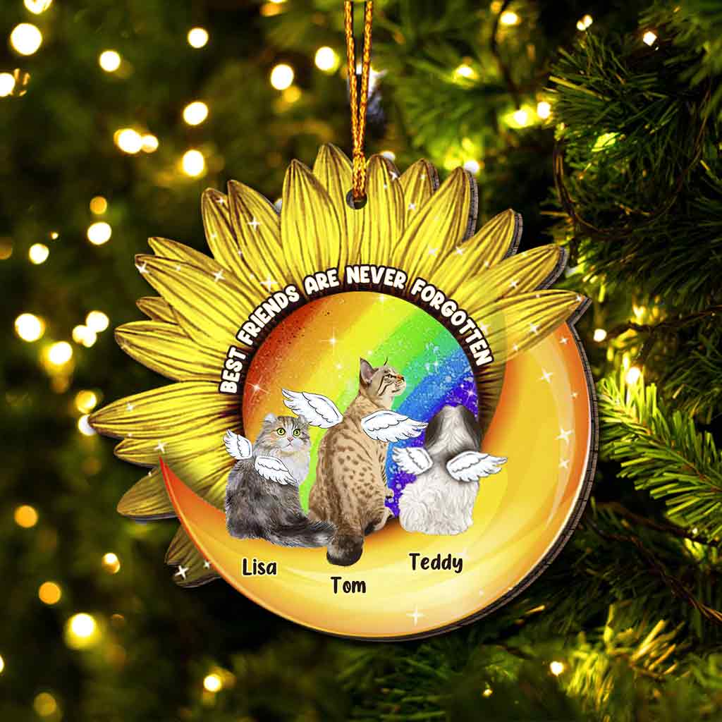 Best Friends Are Never Forgotten - Personalized Dog Ornament