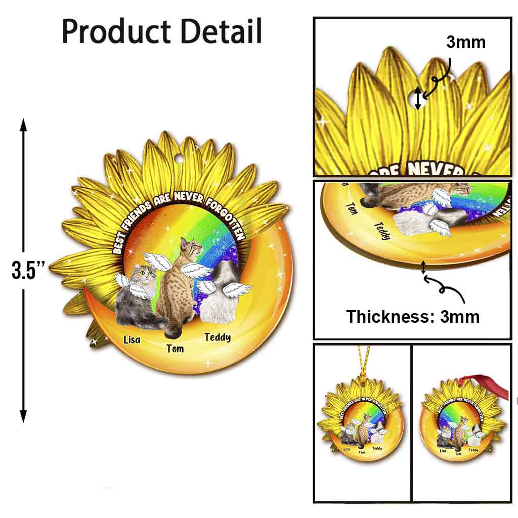 Best Friends Are Never Forgotten - Personalized Dog Ornament