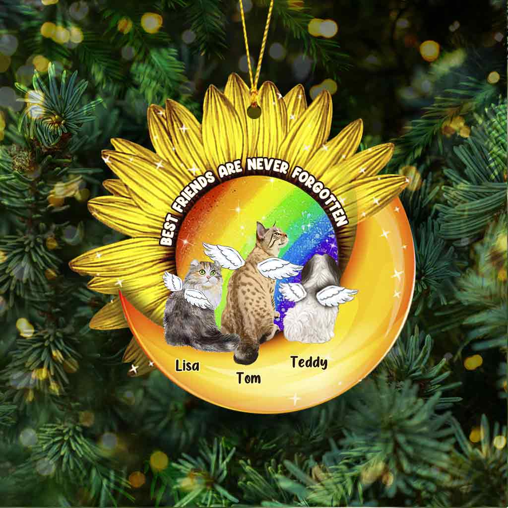 Best Friends Are Never Forgotten - Personalized Dog Ornament