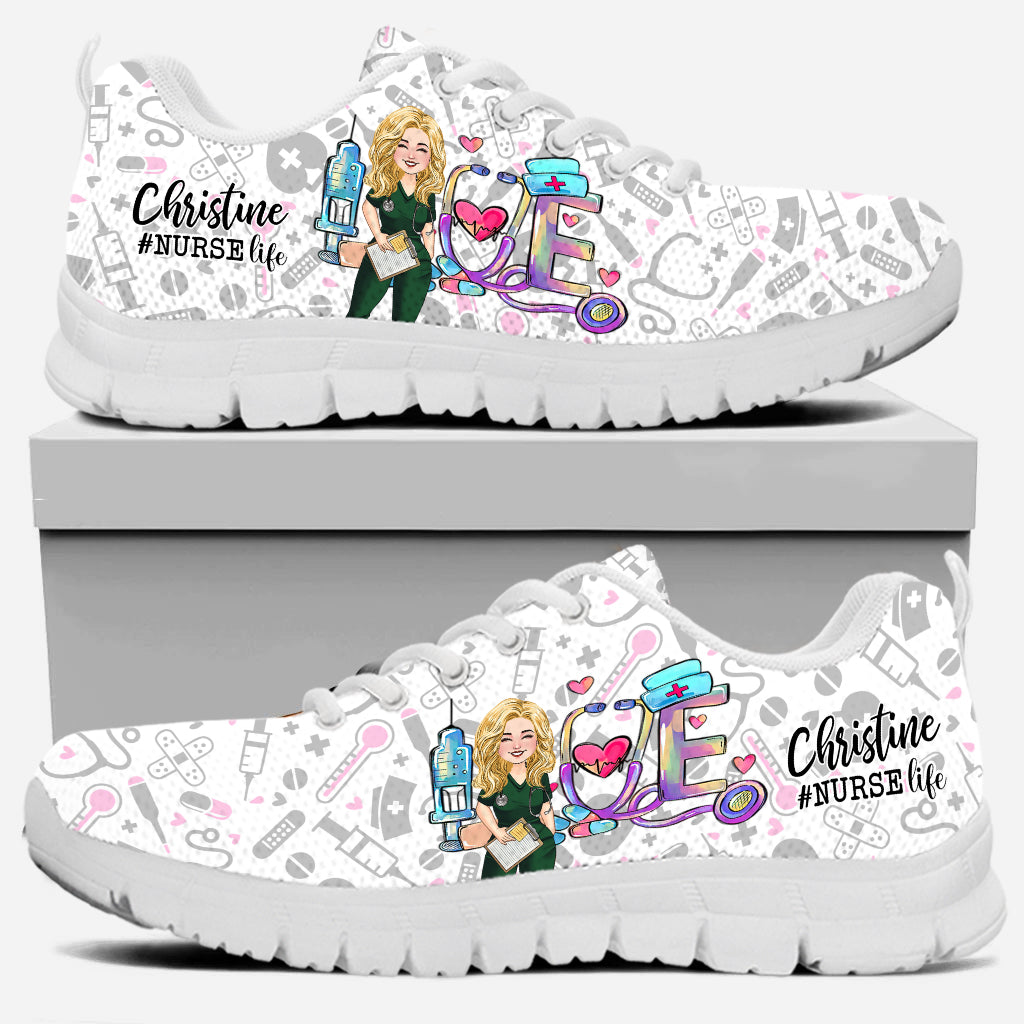 Nurse Life - Personalized Nurse Sneakers