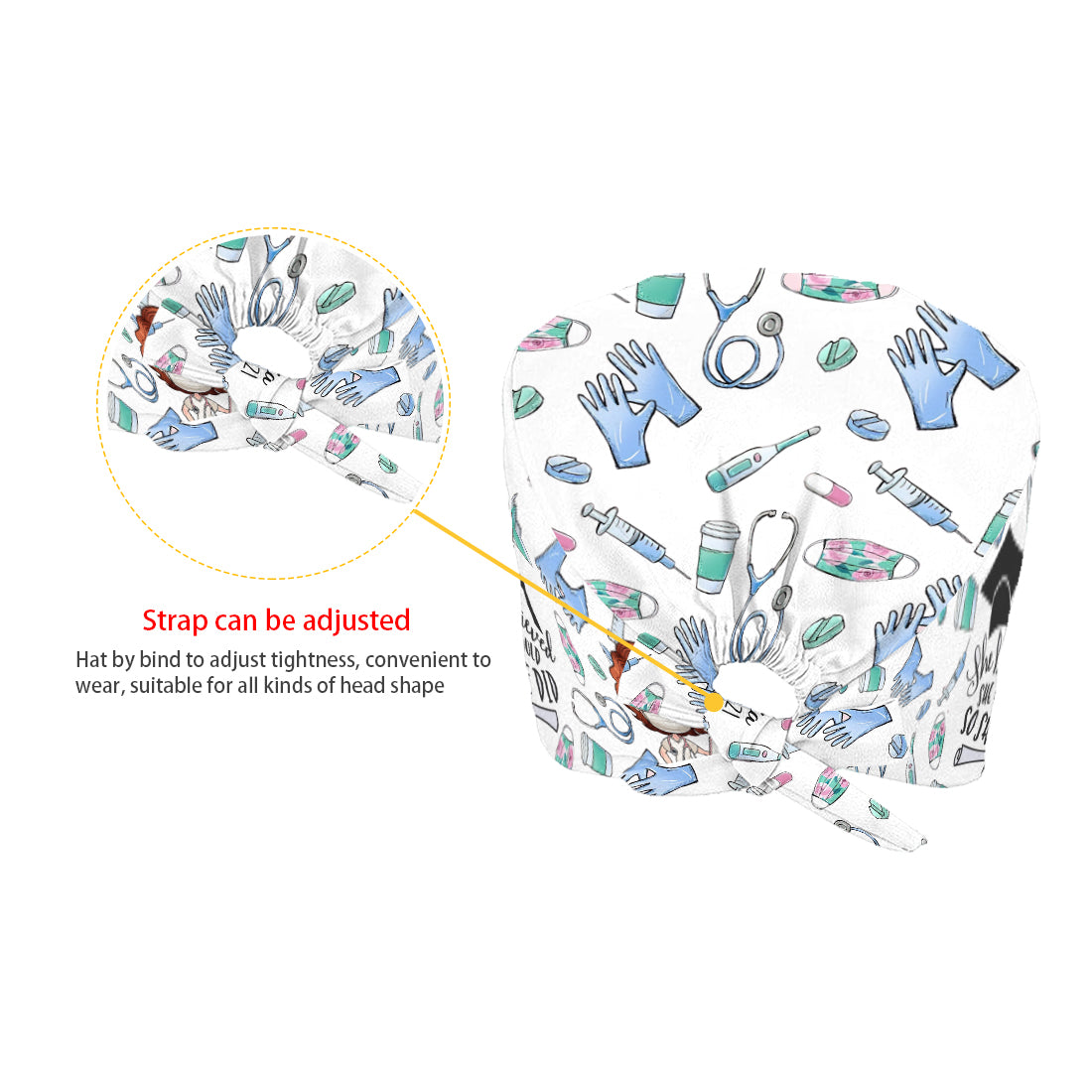 She Believed She Could - Personalized Nurse Scrub Cap