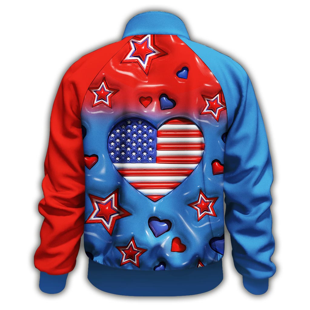 Personalized Nurse Gifts American Nurse Proud - Personalized Nurse Zip Jacket
