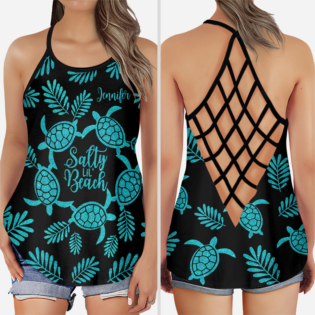 Love Turtles - Personalized Turtle Cross Tank Top
