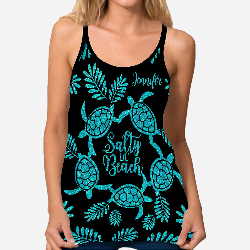 Love Turtles - Personalized Turtle Cross Tank Top