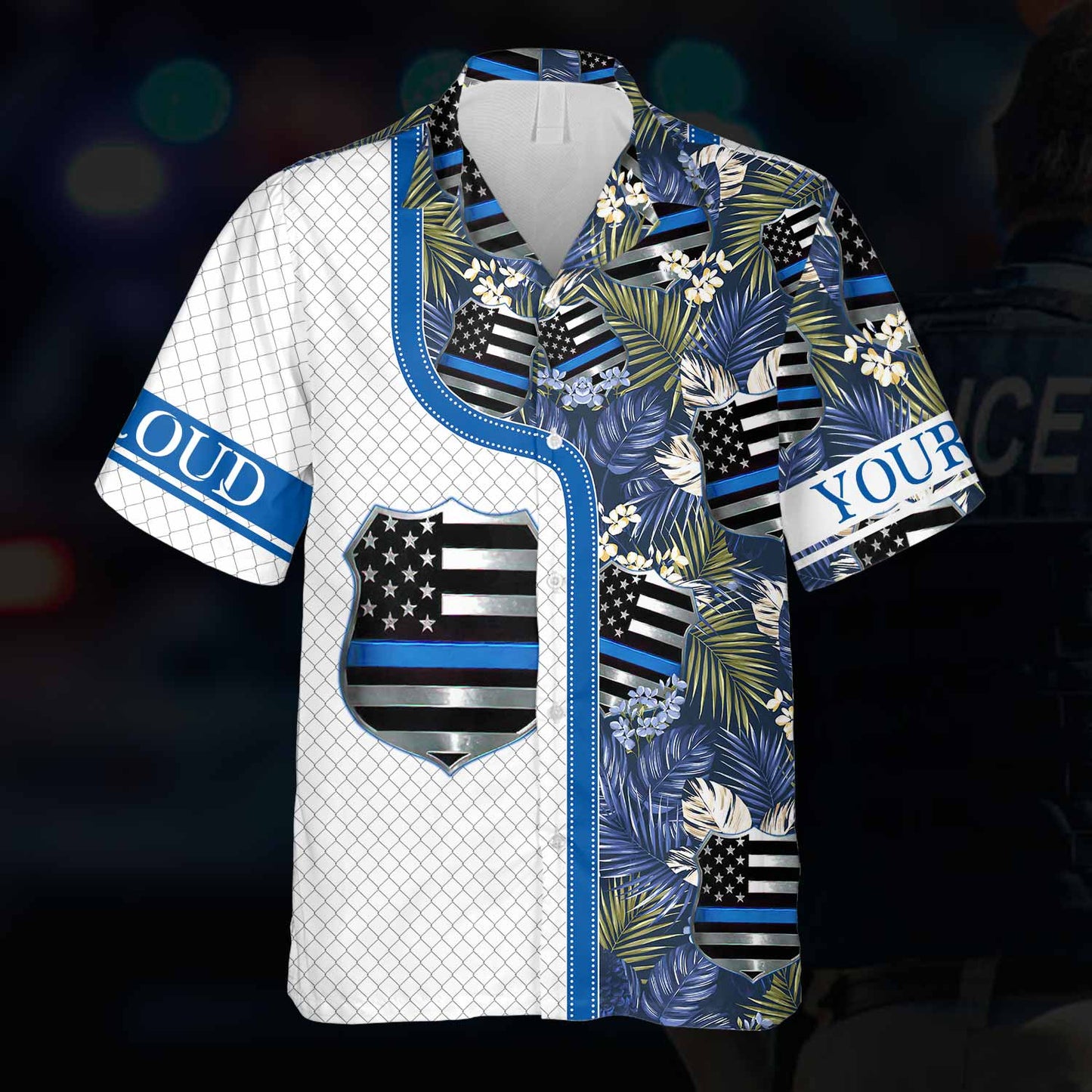 I've Got Your Six - Police Officer Personalized Hawaiian Shirt