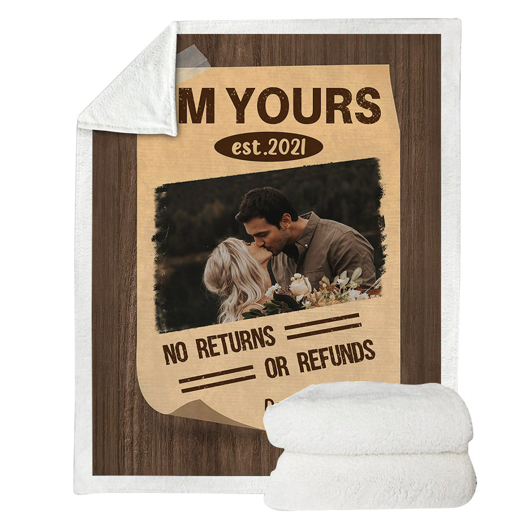 I'm Yours - Personalized Couple Blanket