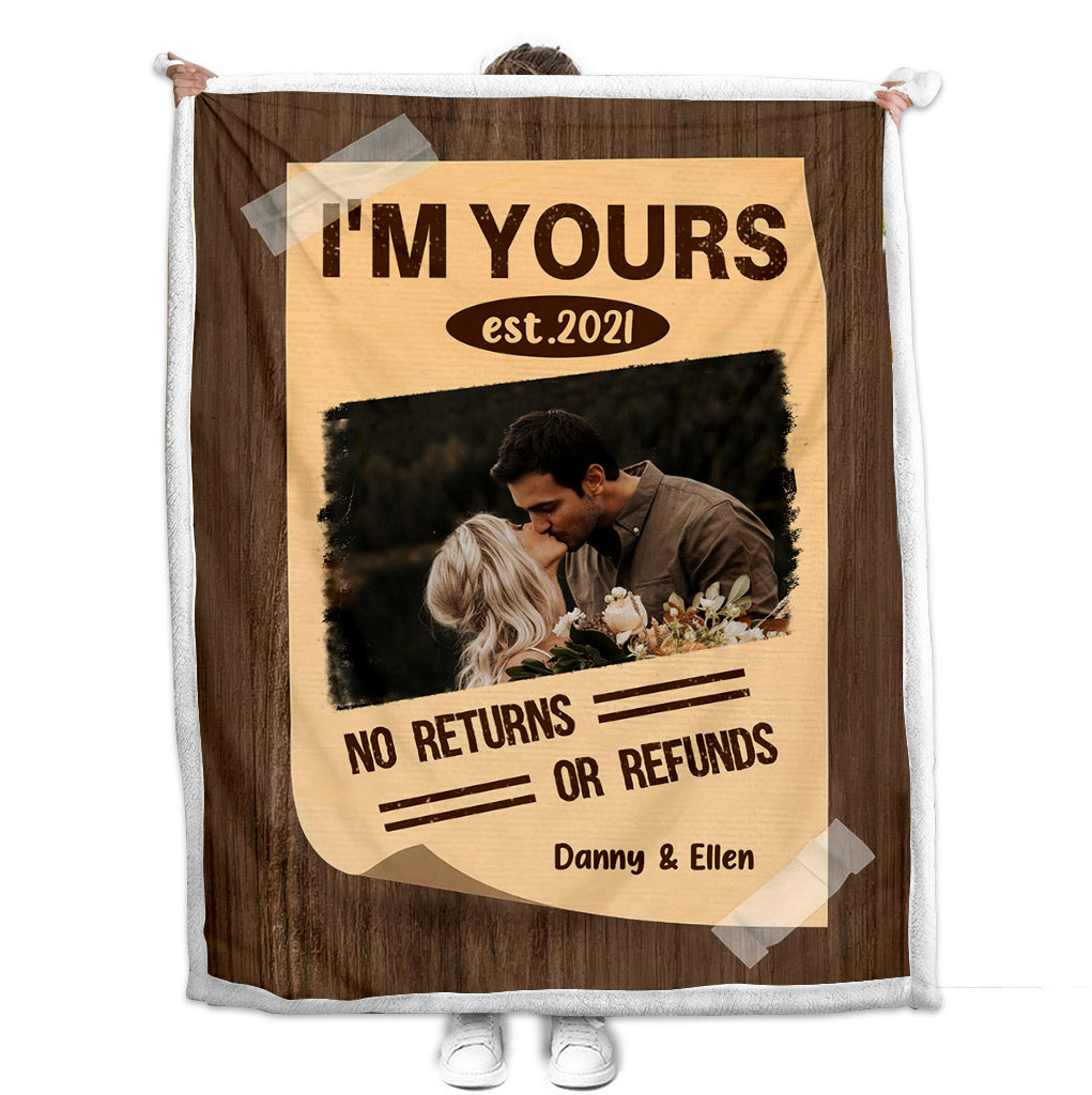 I'm Yours - Personalized Couple Blanket