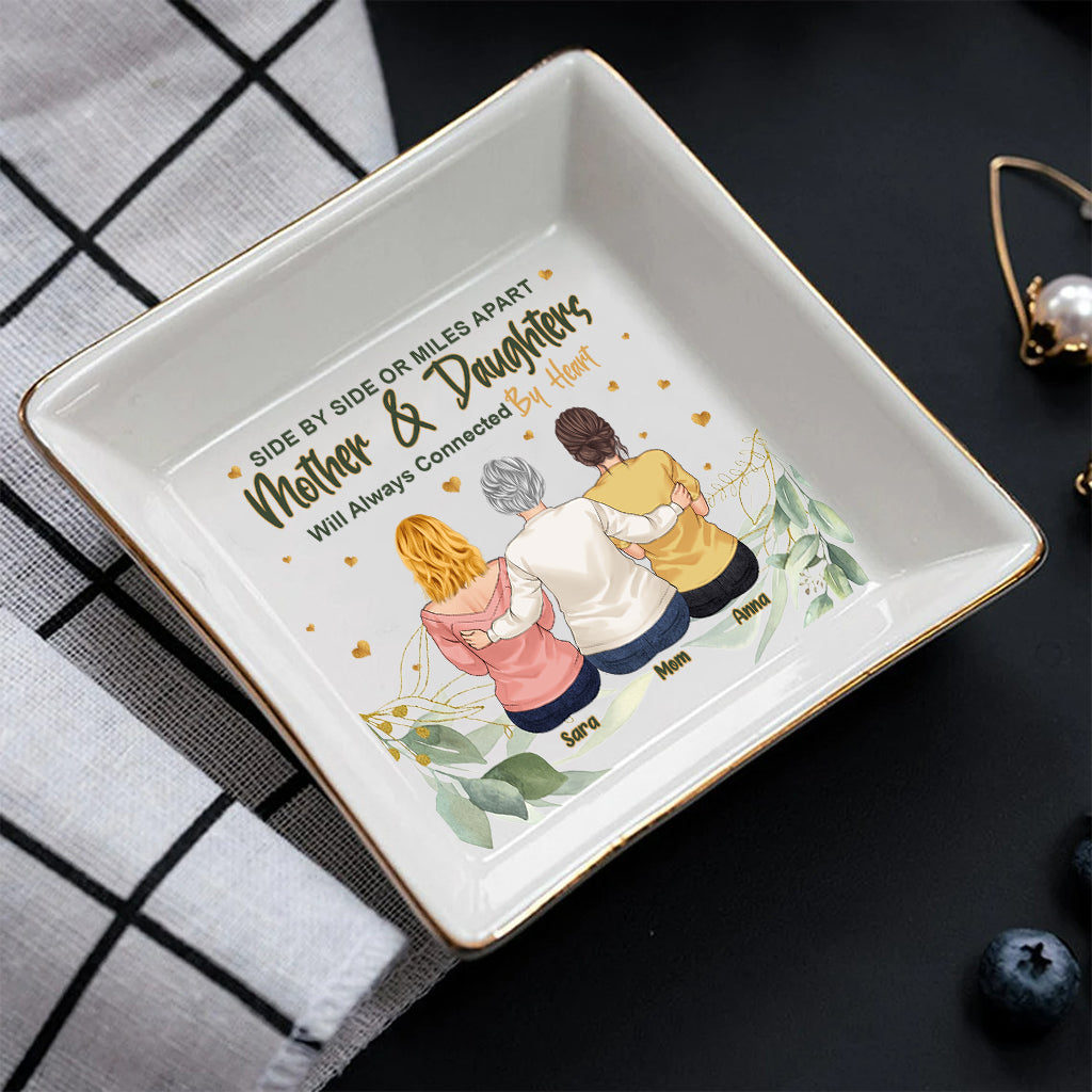 Side By Side - Personalized Mother's Day Mother Jewelry Dish