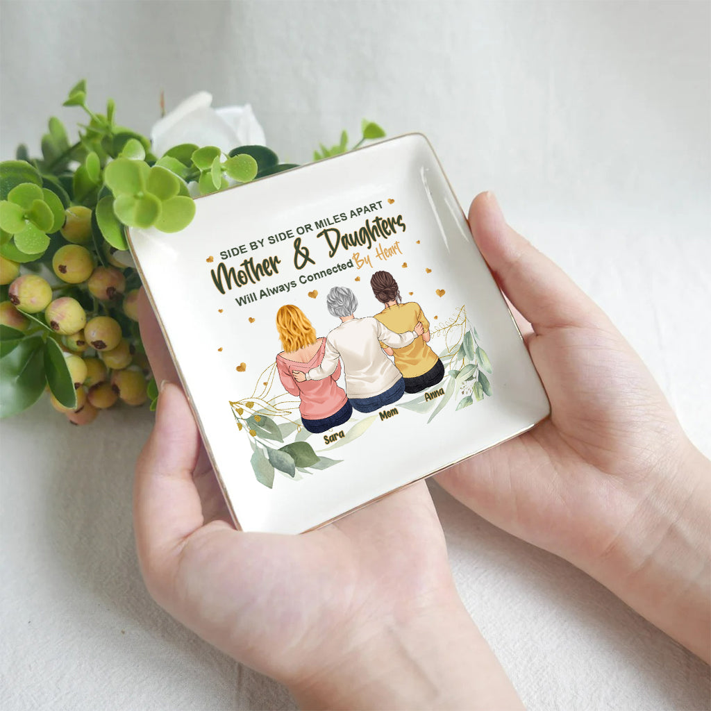 Side By Side - Personalized Mother's Day Mother Jewelry Dish