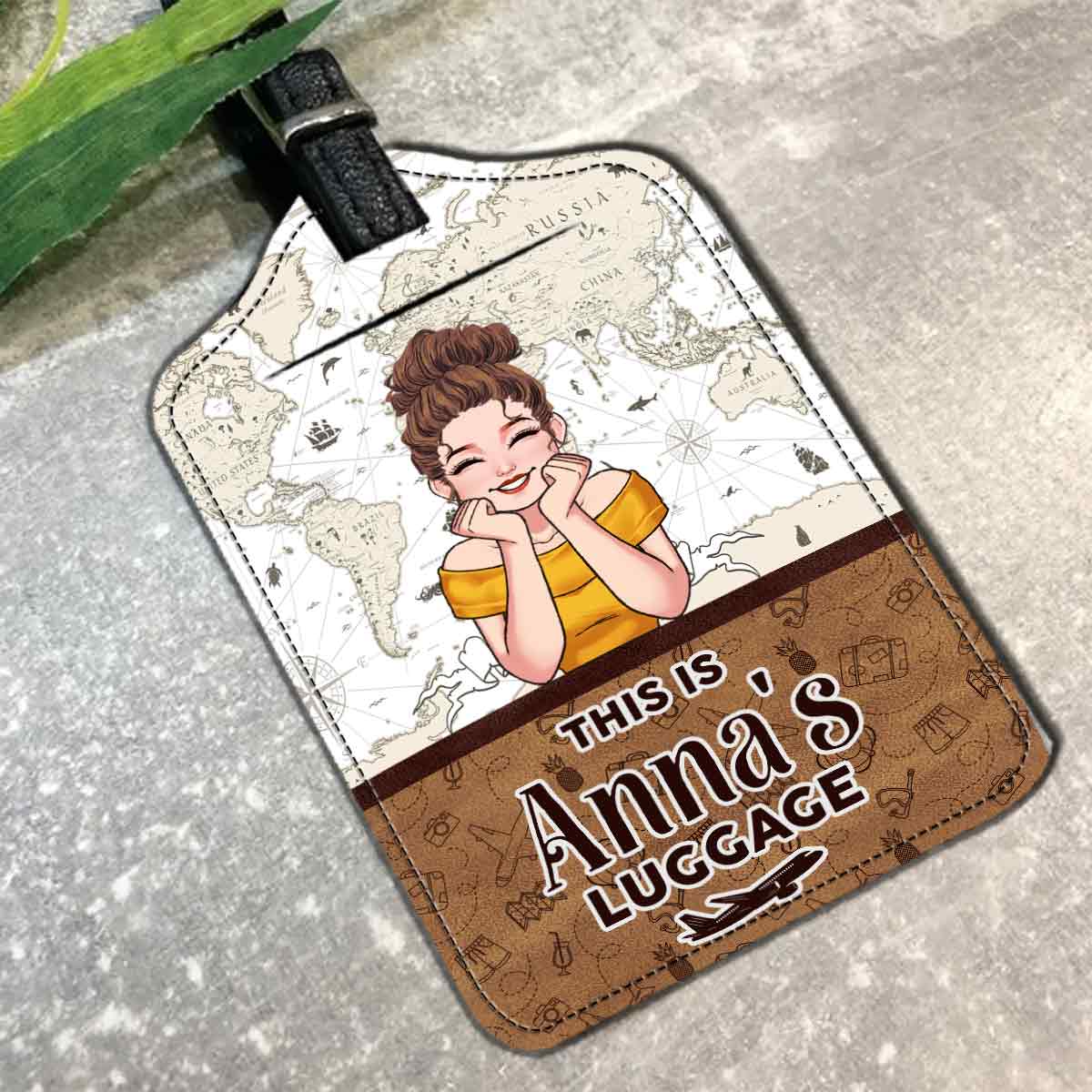 This Is My Luggage - Personalized Travelling Leather Luggage Tag