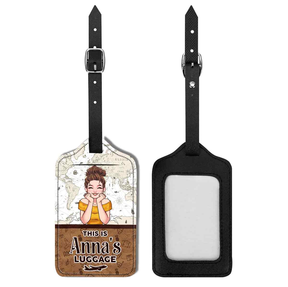 This Is My Luggage - Personalized Travelling Leather Luggage Tag