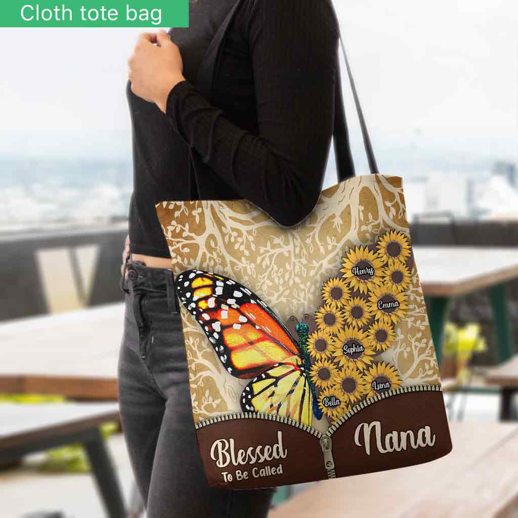Nana's Little Sunshine - Personalized Grandma Tote Bag