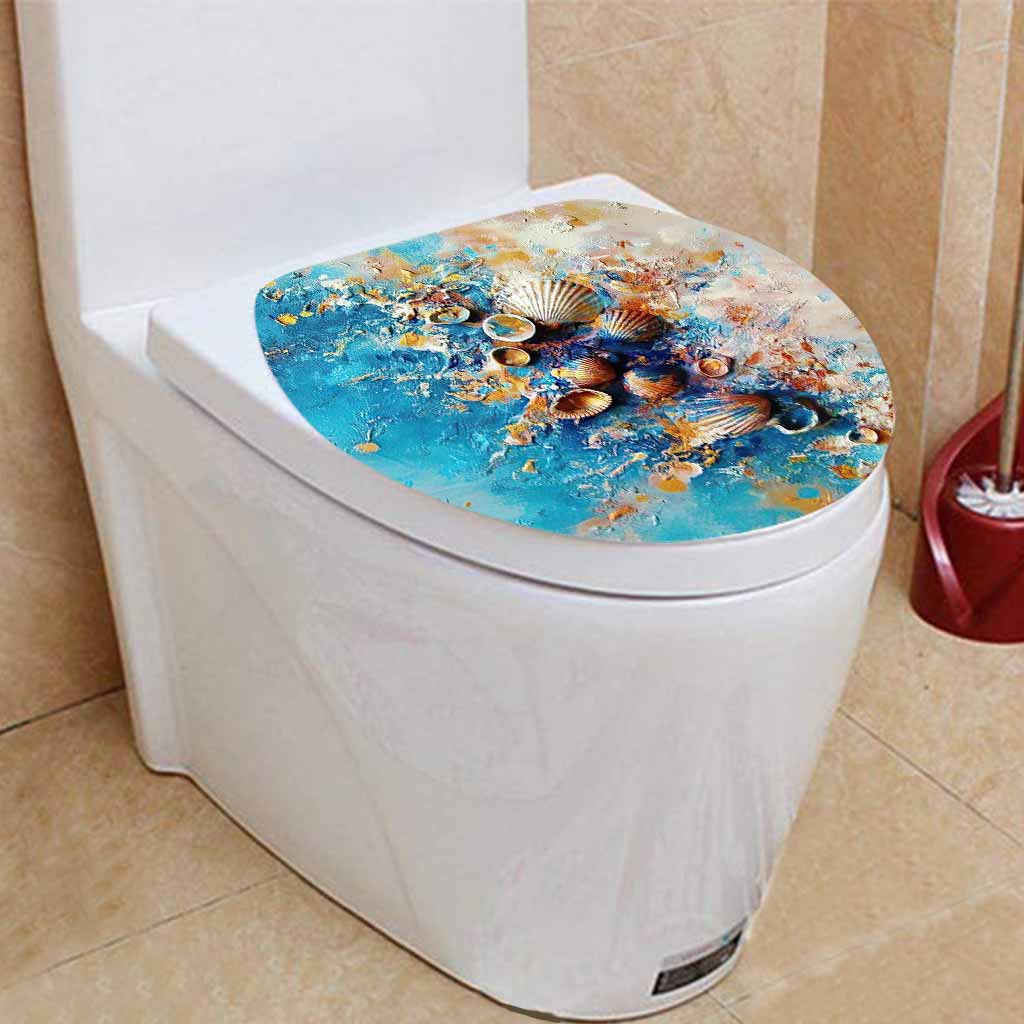 Sea Shell - Sea Lover Bathroom Curtain & Mats Set