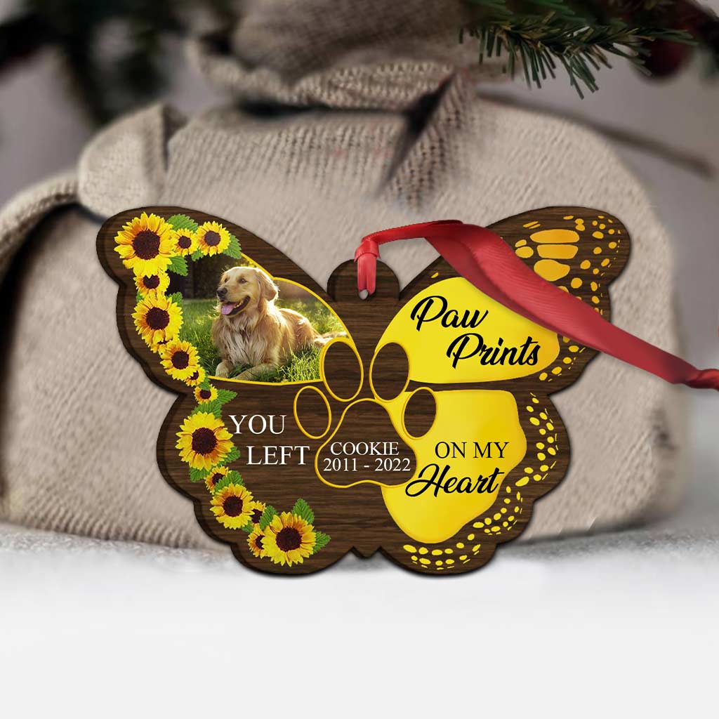 Once By My Side - Personalized Christmas Dog Ornament (Printed On Both Sides)
