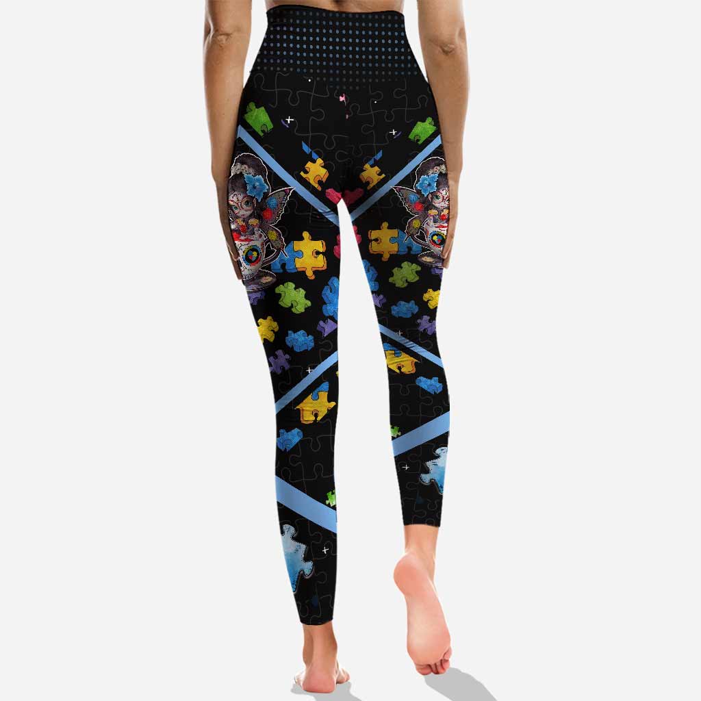 Be Kind - Personalized Autism Awareness Hoodie And Leggings