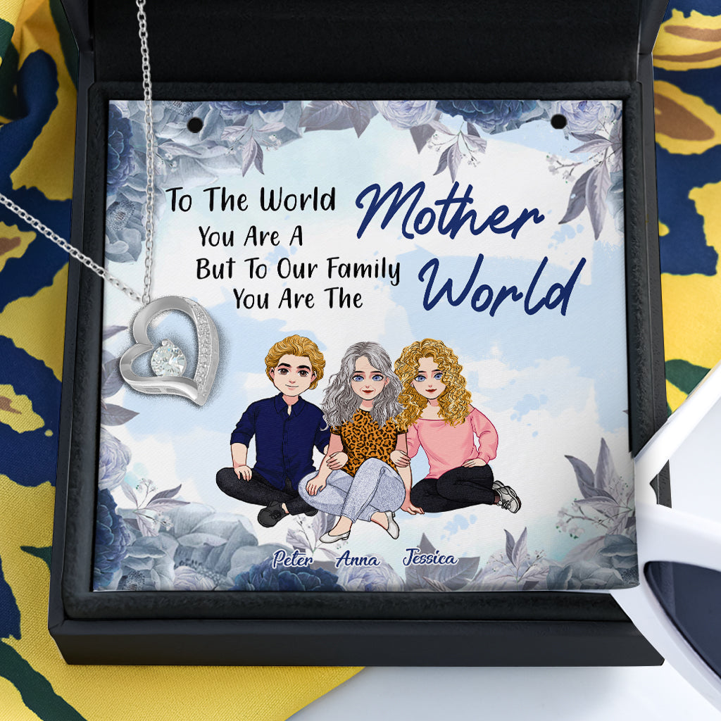 You Are A Mother But To Your Family - Personalized Mother's Day Mother Necklace