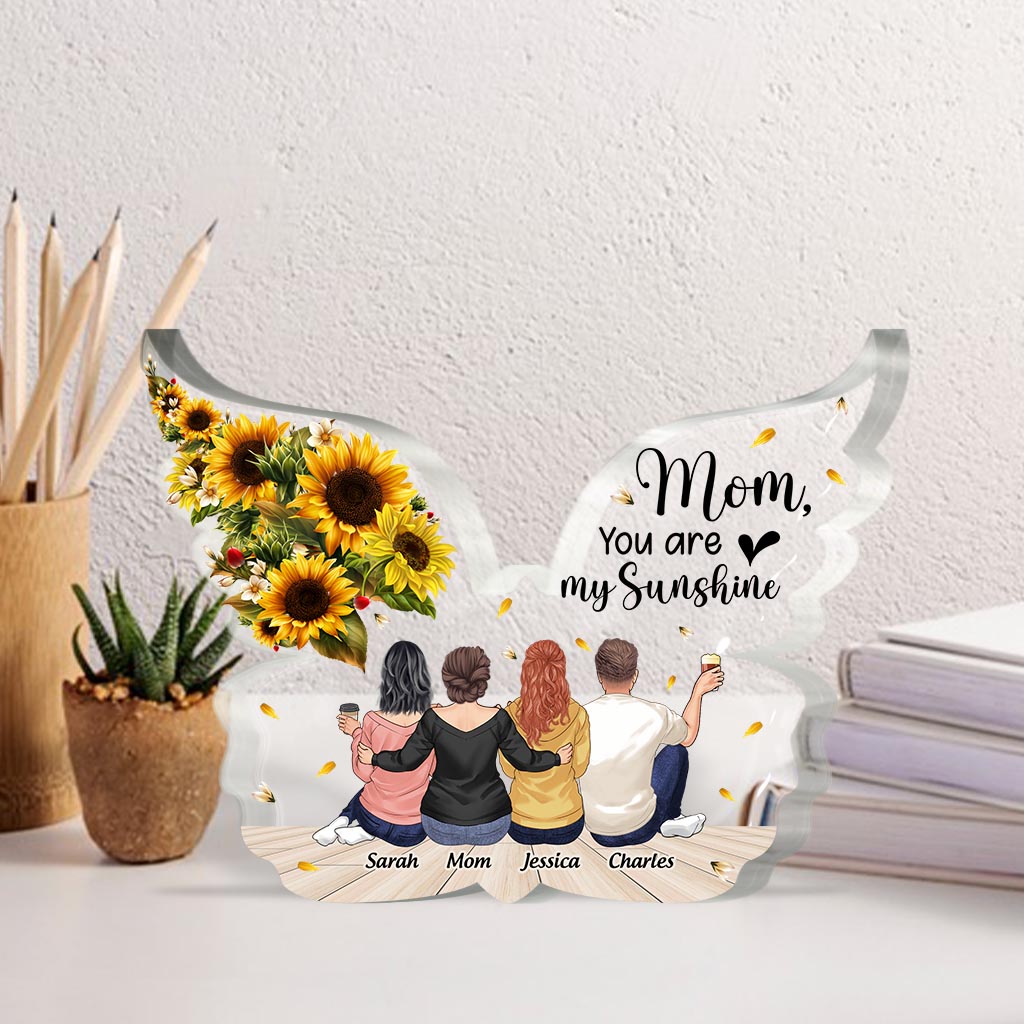 You Are My Sunshine - Personalized Mother's Day Mother Custom Shaped Acrylic Plaque