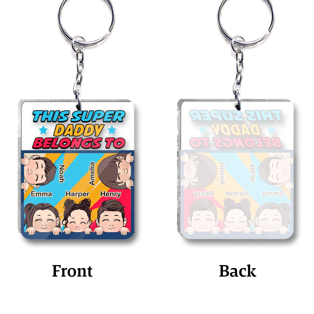 Annoy You For The Foreseeable Future - Personalized Father's Day Father Transparent Keychain