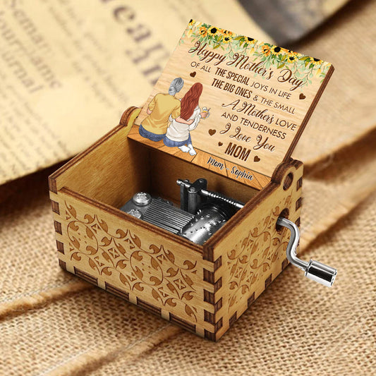 Of All The Special Joys - Personalized Mother's Day Mother Hand Crank Music Box