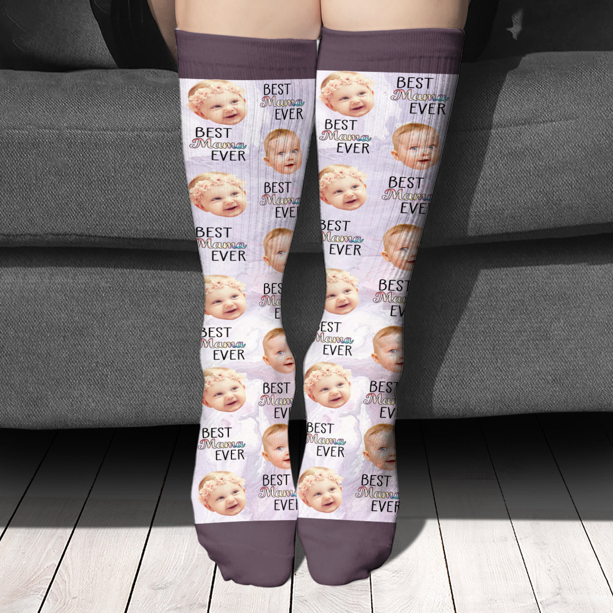 Best Grandma Mom Ever - Gift for mom, mom, grandma, aunt - Personalized Socks