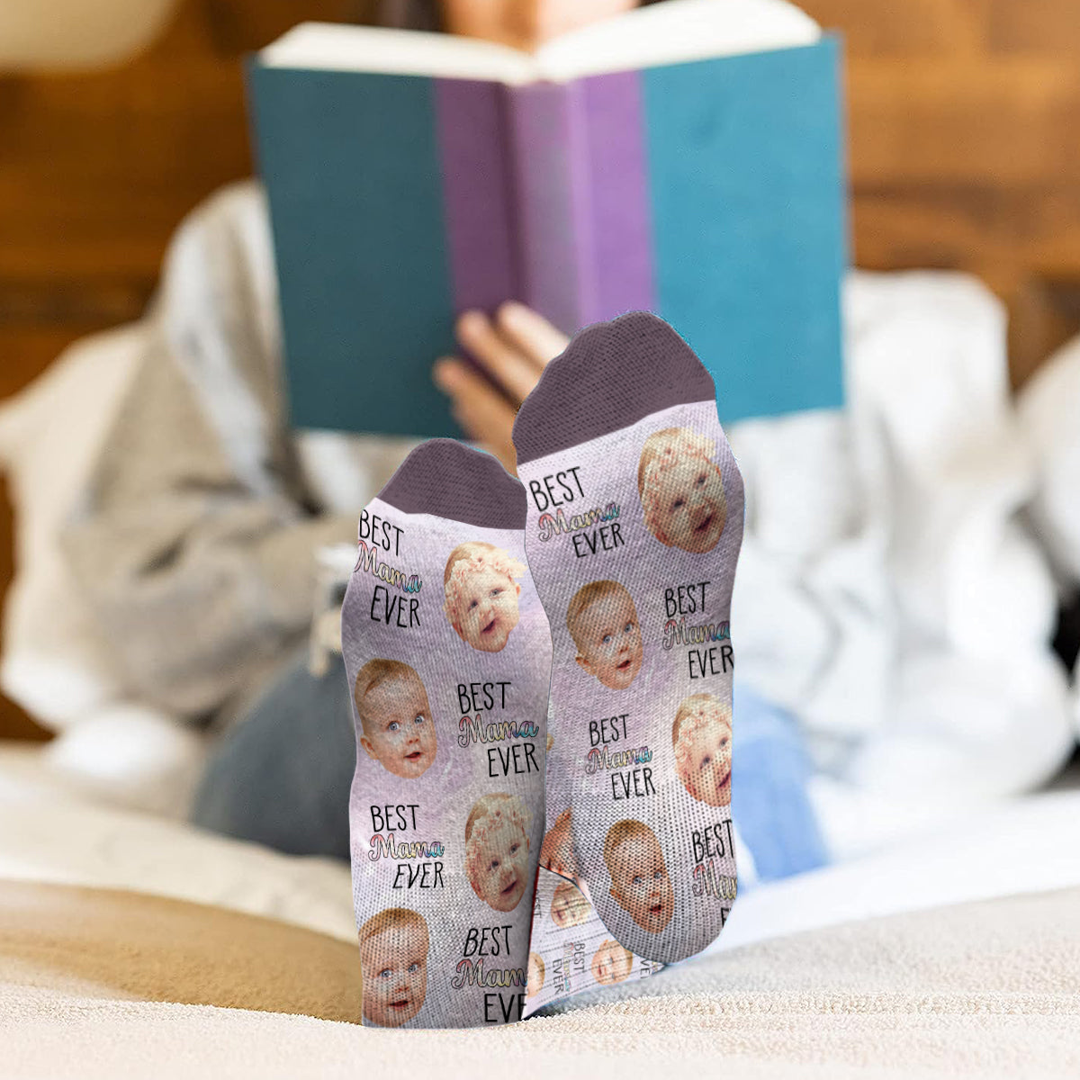 Best Grandma Mom Ever - Gift for mom, mom, grandma, aunt - Personalized Socks