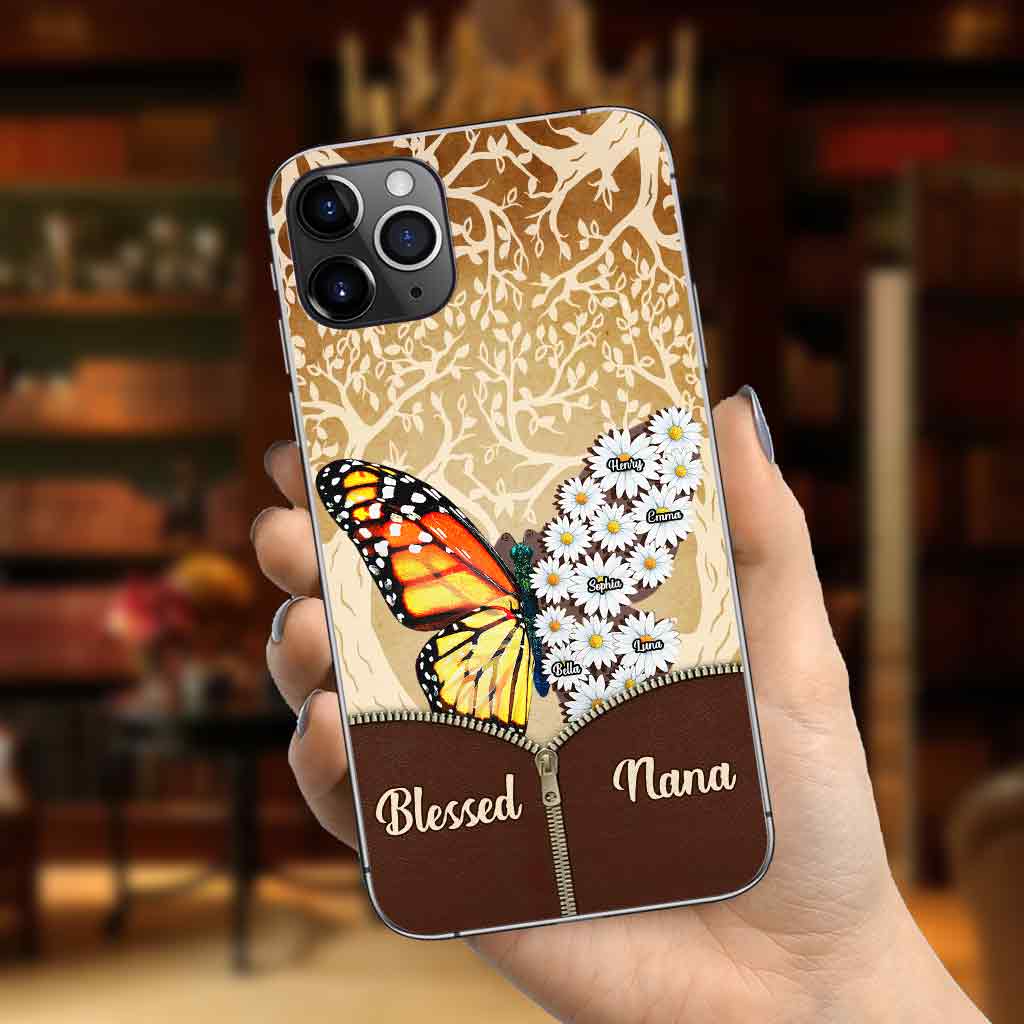 Butterfly Daisy - Personalized Grandma Phone case