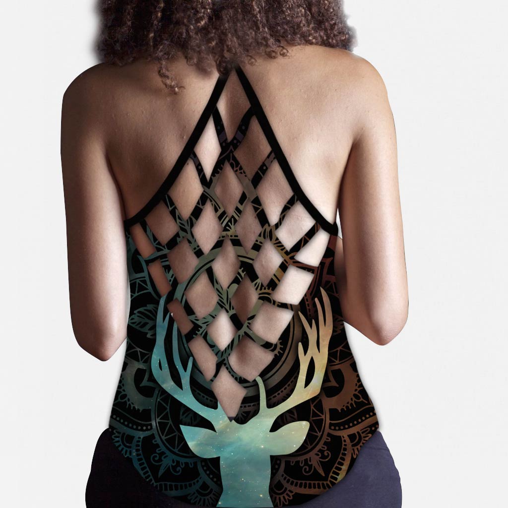 Hunting Mandala Cross Tank Top