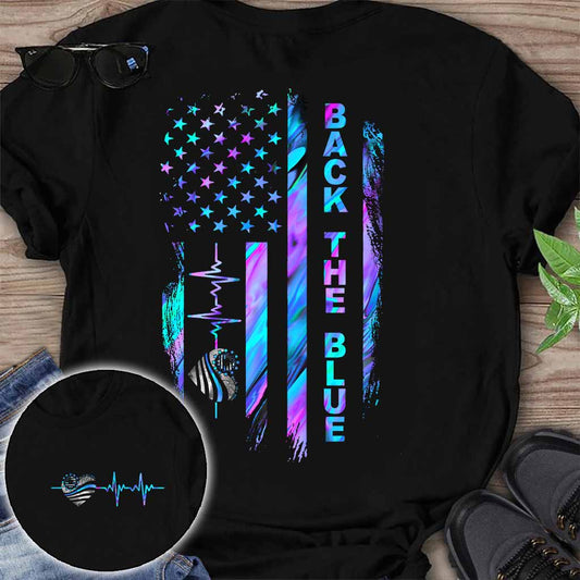 Blue Line - Police Officer T-shirt And Hoodie 062021